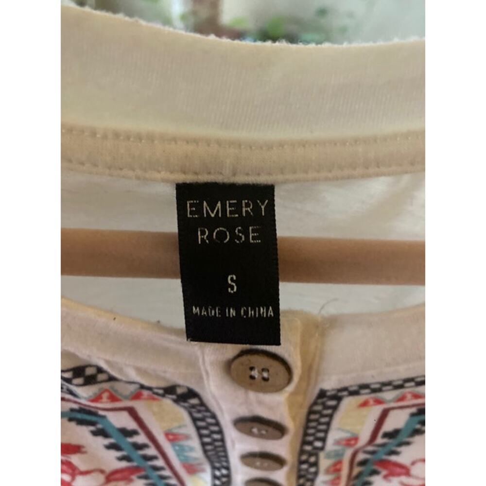 Emery Rose Boho Peasant Top - Size S - Picture 6 of 6